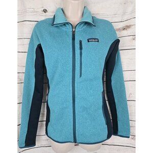 Patagonia Performance Better Sweater Womens XS Full Zip Teal Green